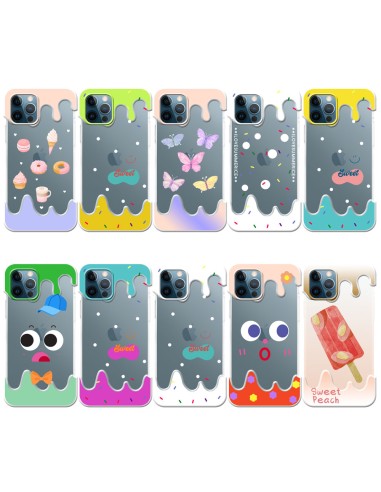 3D CLEAR SOFT COVER CASE ICE CREAM DESIGN