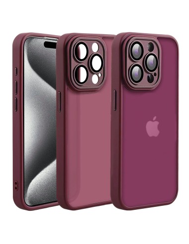 SEMICLEAR SEMIHARD COVER CASE WITH REMOVABLE LENS PROTECTION