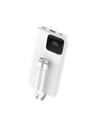 MLK+ Power bank 10000 mAh con cavo di ricarica micro USB