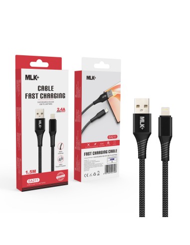 MLK+ CAVO INTRECCIATO LIGHTNING FAST CHARGE 2.4A