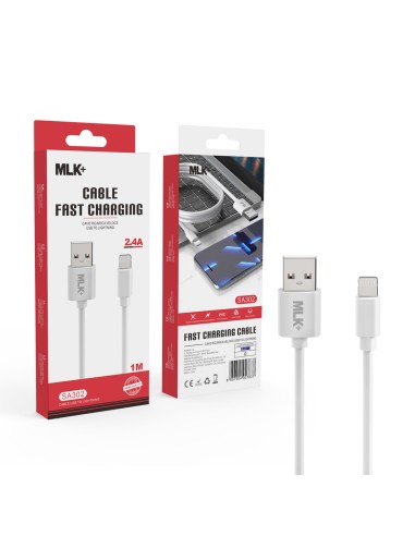 MLK+ CÂBLE DE CHARGE ET DE DONNÉES CONNECTEUR LIGHTNING 2.4A