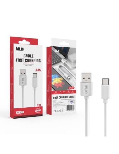 MLK+ LADE- UND DATENKABEL 2.4A STECKER TYP C 200CM