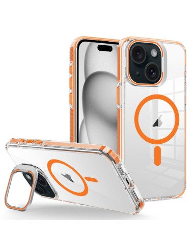 MAGNETIC HARD CLEAR COVER CASE WITH CAMERA PROTECTION STAND FUNCTION