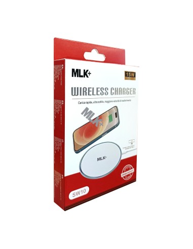 MLK+ BASE DI RICARICA WIRELESS 15W FAST CHARGE